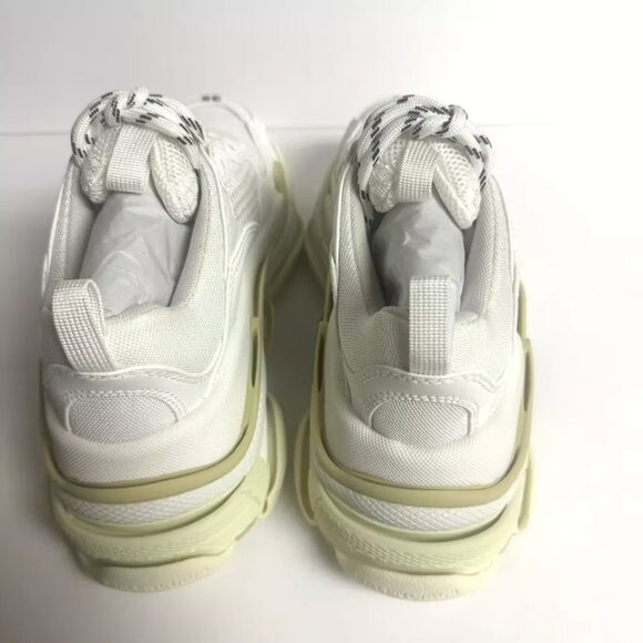 Balenciaga Womens Triple S Sneaker White Size EU35 C US5 - Picture 4 of 7